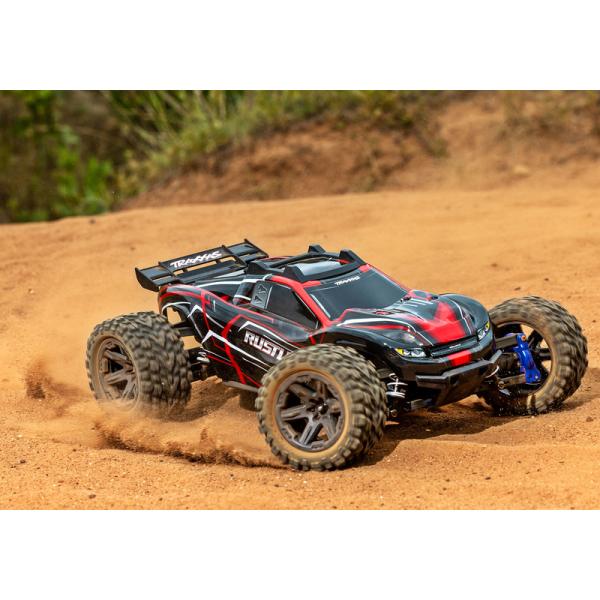 Traxxas Rustler 1:10 BL-2s 4WD RTR červený (obrázek 7)