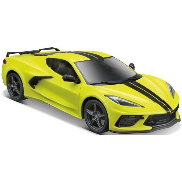Maisto - 2020 Chevrolet Corvette Stingray Coupe Z51, žltá, 1:24