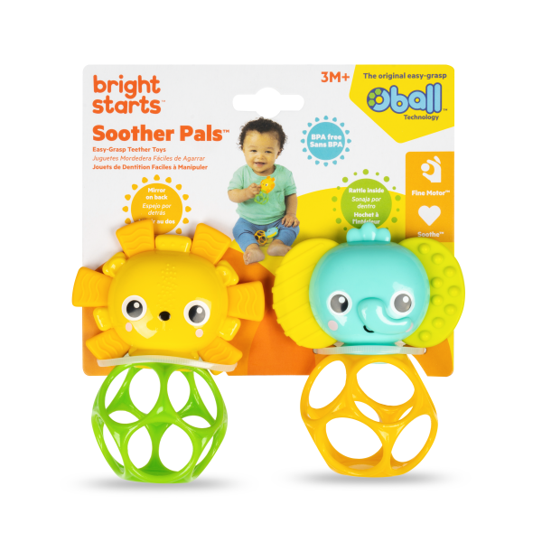 OBALL Hračka Oball Kousačky Soother Pals™ Easy-Grasp 2ks 3m+ (obrázek 4)