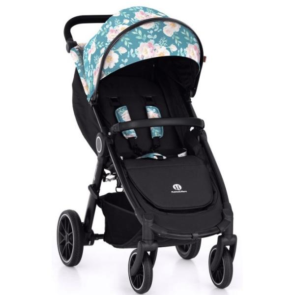 PETITE&MARS Kočík Street+ RWS Black + Strieška Limited 100 Roses