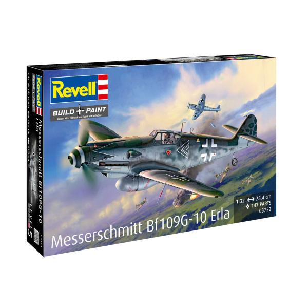 Plastic ModelKit letadlo 03752 - Messerschmitt Bf109G-10 Erla (1:32)