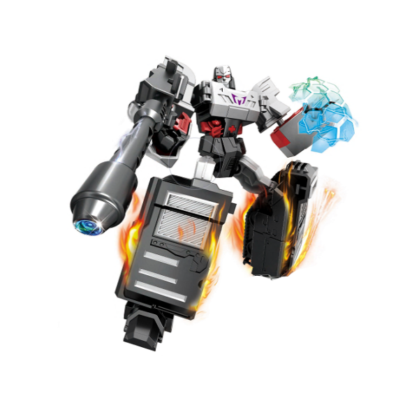 Autorobot Tank King černý 19 cm