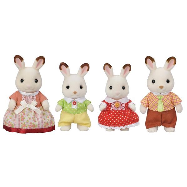 Sylvanian Families Rodina ´´chocolate´´ králíků, nová