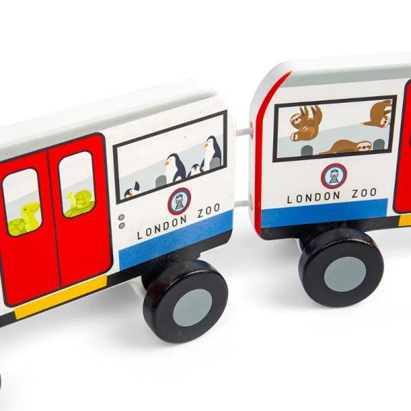 Bigjigs Toys Tahací hračka Londýnské metro (obrázek 5)