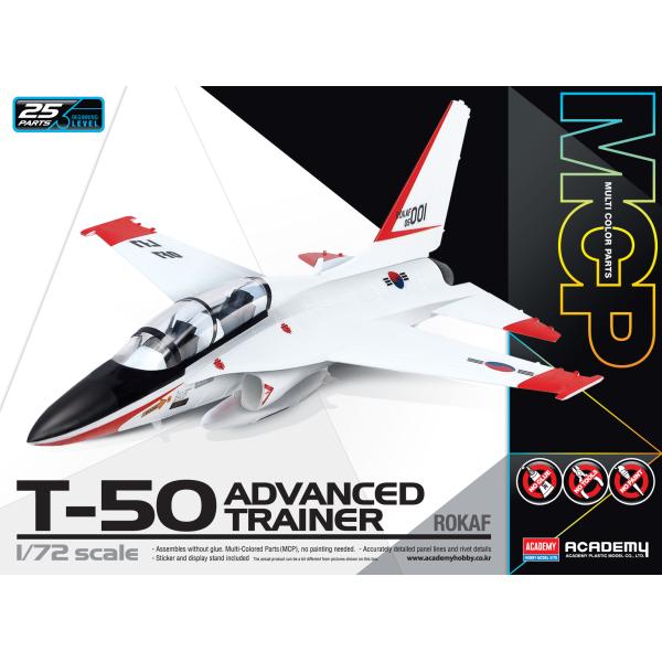 Model Kit letadlo 12519 – ROKAF T-50 ADVANCED TRAINER MCP (1:72)