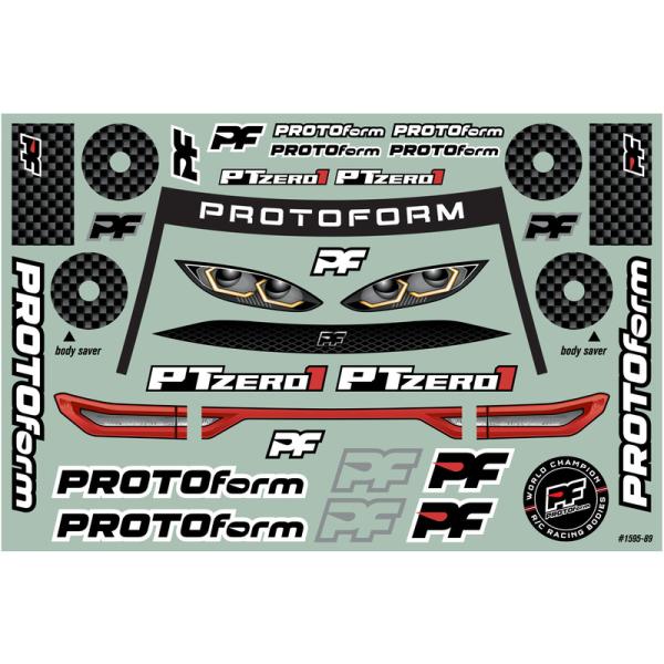 PROTOform karosérie 1:10 PTzero1 PRO-Lite nenabarvená (0.5mm) 190mm (obrázek 7)