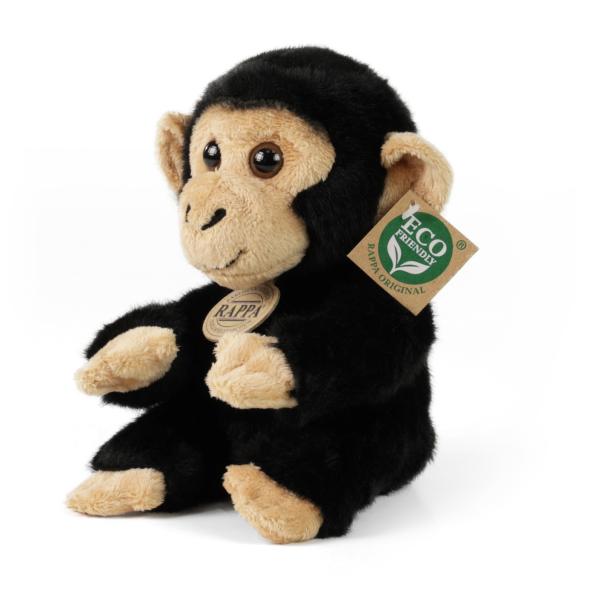 Mono de peluche chimpancé sentado 18 cm ECO-FRIENDLY