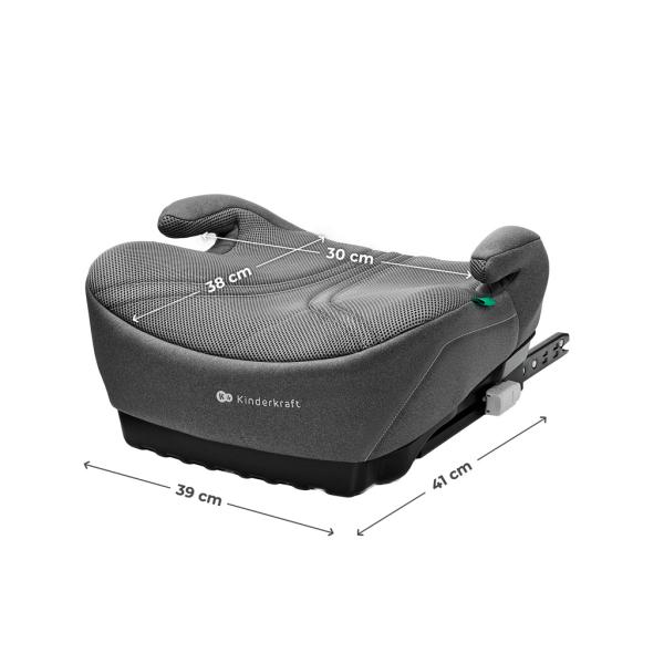 KINDERKRAFT Podsedák I-Boost 2 Pro (125–150 cm) Šedá (obrázek 3)