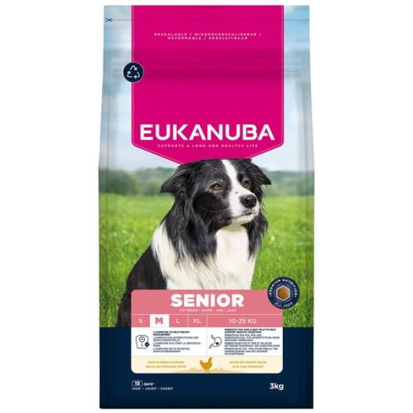 Krmivo EUKANUBA Senior Medium bohaté na čerstvé kuře 3 kg (obrázek 10)
