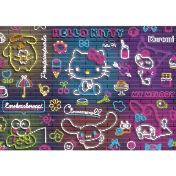 Trefl Puzzle 500 Hello Kitty neonová