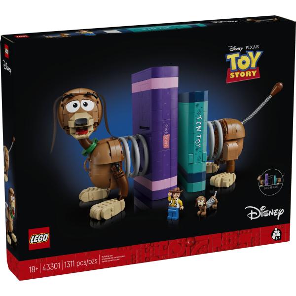 LEGO® Disney™ 43301 Knižní zarážky: Pes Slinky z Toy Story (obrázek 3)