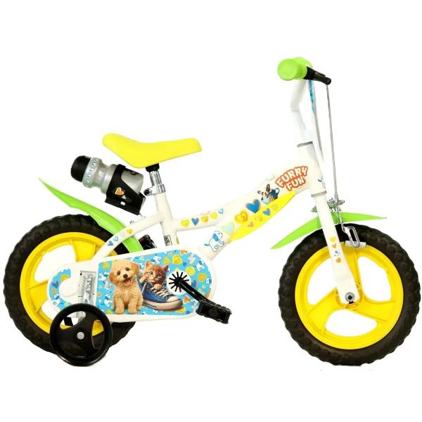 Dino Bikes - Dětské kolo 12" - Furry Fun