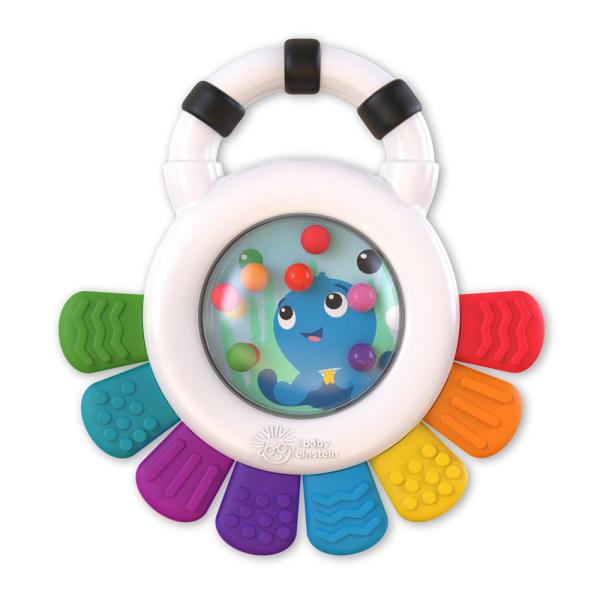 BABY EINSTEIN Hračka senzorické chrastítko a kousátko bez BPA Outstanding Opus™ 3m+