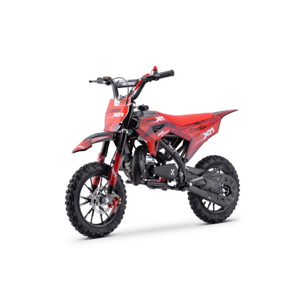 Benzínová motorka pre deti Beneo Motors CROSS XM červená - 50cm3
