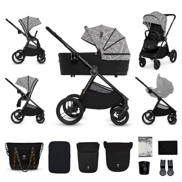 KINDERKRAFT Kočárek kombinovaný Nea 2 2v1 Lunar Black Bizuu (obrázek 7)