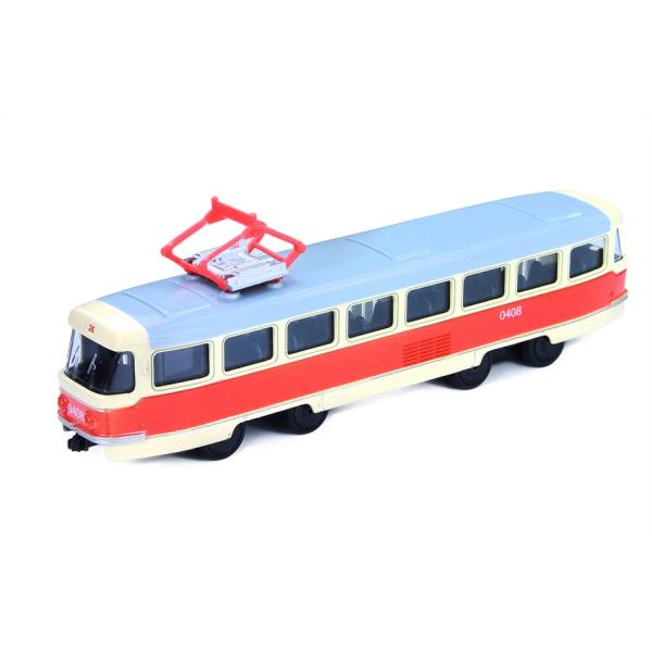 Kovová retro tramvaj, 16 cm (obrázek 8)