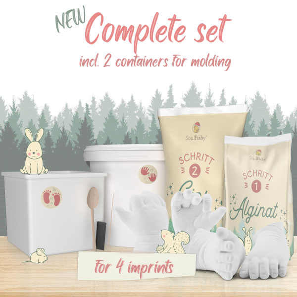 Originální kreativní set 3D odlitek – děti