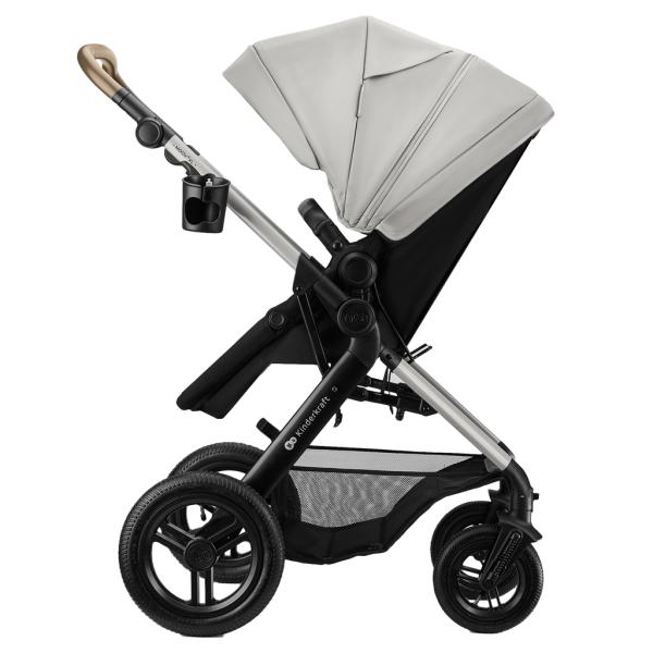KINDERKRAFT Kočárek kombinovaný 3v1 Moov 2 XL Air Grey