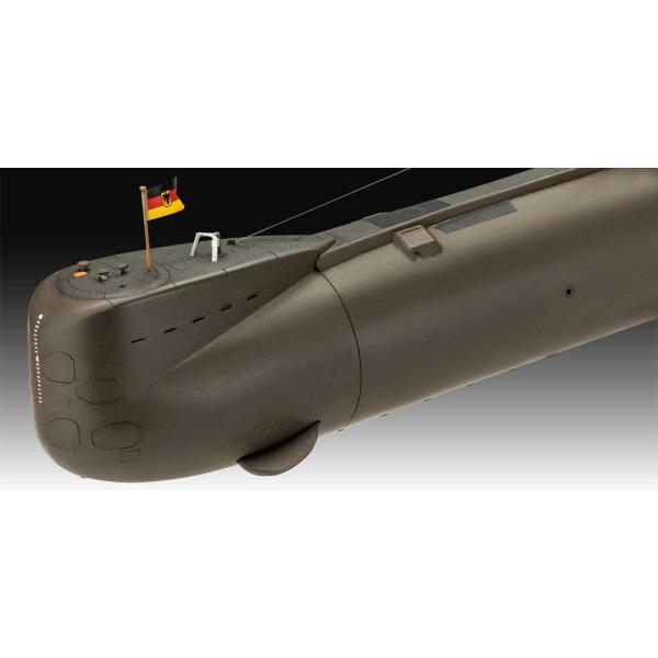 Plastic ModelKit ponorky 05186 - 70 Years Bundeswehr:Wilhelm Bauer,Type 206A,Class2 (1:144 (obrázek 9)
