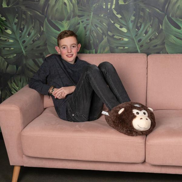 Cozy Noxxiez CS908 Gorila – hřejivé plyšové pantofle