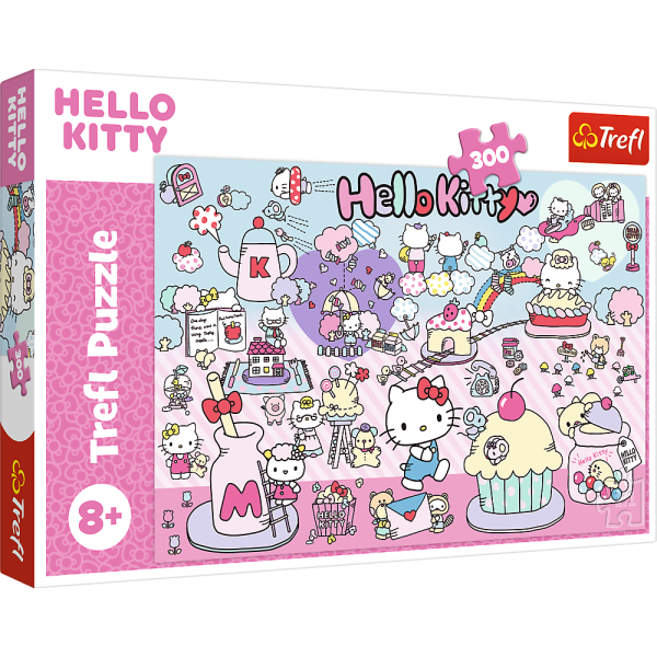 Trefl Puzzle 300 Prozkoumejte svět Hello Kitty