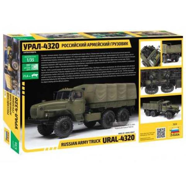 Model Kit military 3654 – RUSSIAN ARMY TRUCK URAL4320 (1:35)