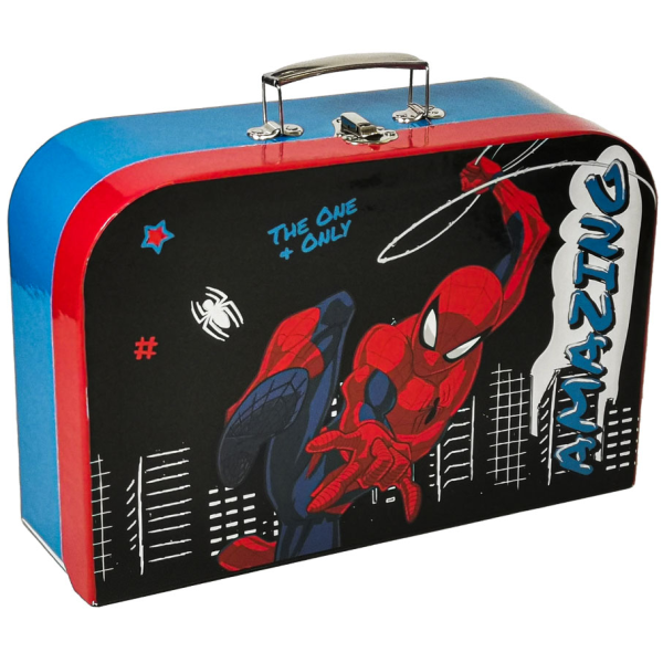 Detský lamino kufrík - 34 cm - Spiderman