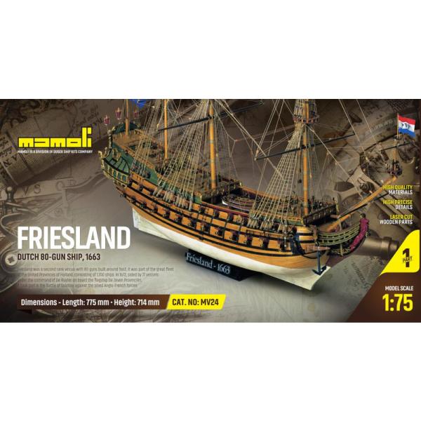MAMOLI Friesland 1663 1:75 kit (obrázek 3)
