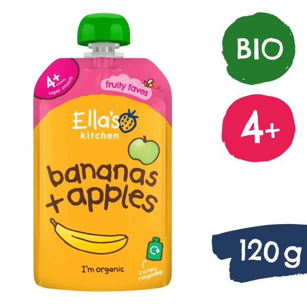 Ella's Kitchen BIO Jablko a banán (120 g)