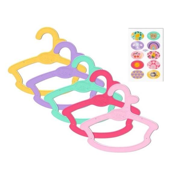 Zapf BABY born vešiaky, balenie 5, 43 cm