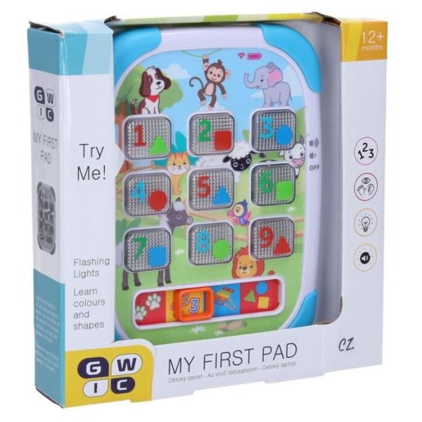 Tablet dětský 14,5×20 cm – mluví česky, český obal