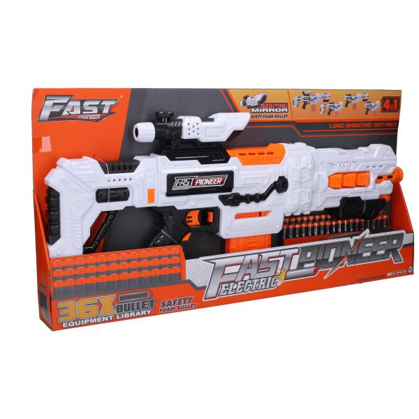 Guľomet s 36 penovými nábojmi 4v1 67 cm