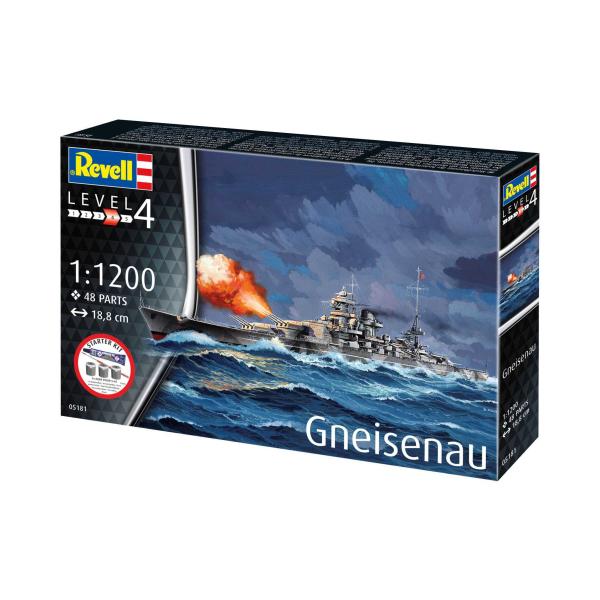 Starter Kit loď 75181 - Bitevní loď Gneisenau (1:1200) (obrázek 11)