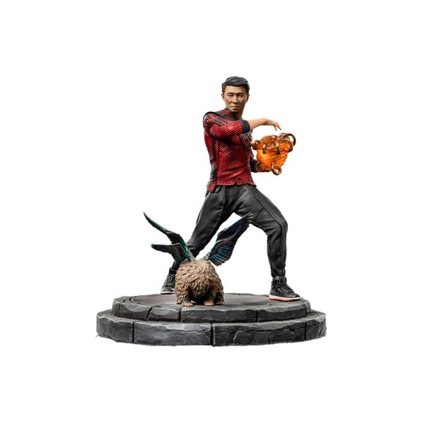 Iron Studios Shang-Chi a legenda o deseti prstenech - Shang Chi & Morris Socha 1/10