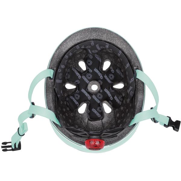 Globber dětská helma Go Up Lights XXS/XS ( 45-51CM ) Mint (obrázek 5)
