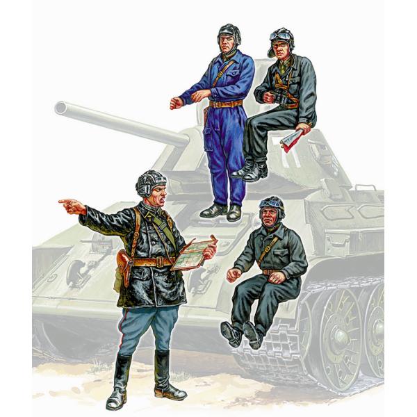 Model Kit figurky 3504 – Soviet Tank Crew (1:35)