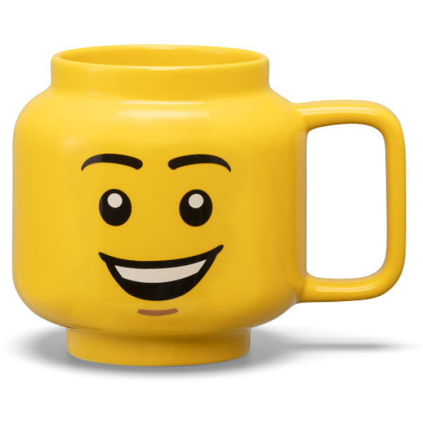 Room Copenhagen R.C. Lego 41460806 - Tazza Grande In Ceramica, Motivo: Happy Boy-image