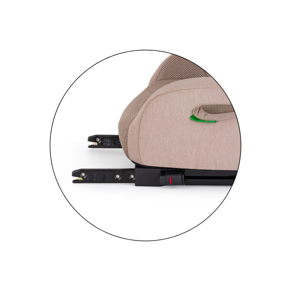 PETITE&MARS Podsedák Optimus Pro i-Size Air Tan Brown 125 - 150 cm (22-36 kg) (obrázek 11)