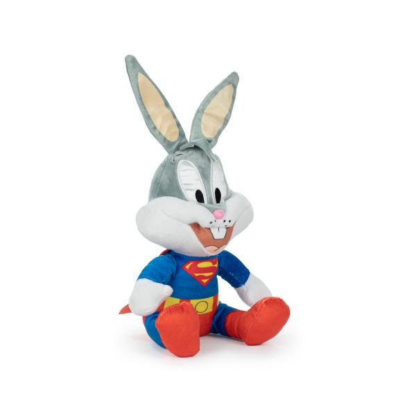 LOONEY TUNES Bugs Bunny plyšová hračka Superman 25cm