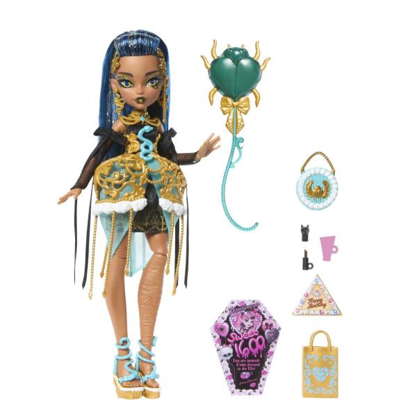 Mattel Monster High panenka Děsivě sladká oslava - Cleo (obrázek 5)