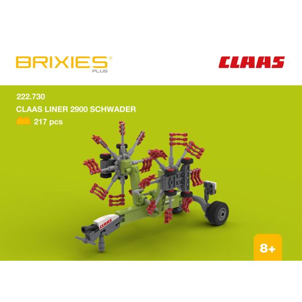 BRIXIES Plus 222.730 CLAAS LINER 2900 – shrnovač, 217 ks