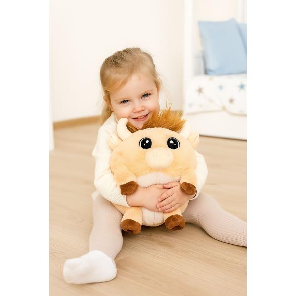 Cozy Noxxiez HW748 Kráva vysokohorská - hřejivý plyšový polštář 3 v 1 (obrázek 3)