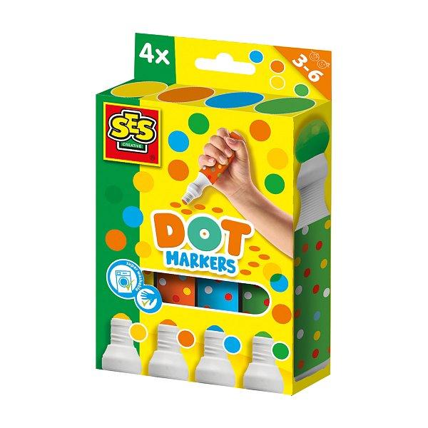 Tečkovací fixy XXL - 4 barvy