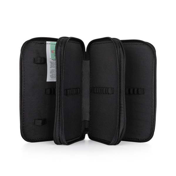 Penál 3p. prázdný UNICOLOR black