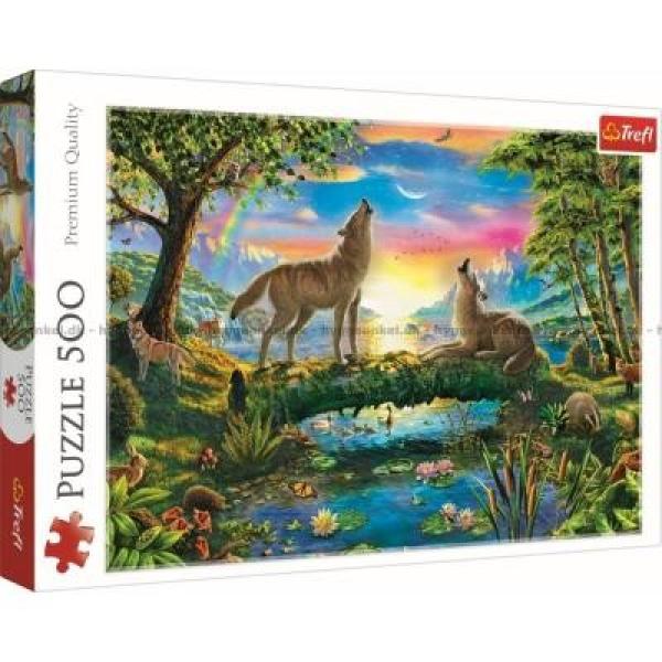 Trefl puzzle 500 Lupine nature