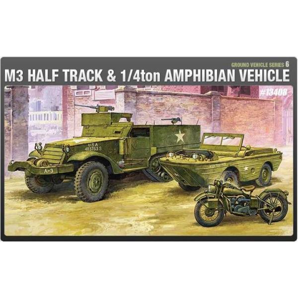 Model Kit military 13408 - M3 US HALF TRACK (1:72)