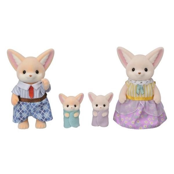 Sylvanian Families Rodina lišek Fenek s dvojčaty