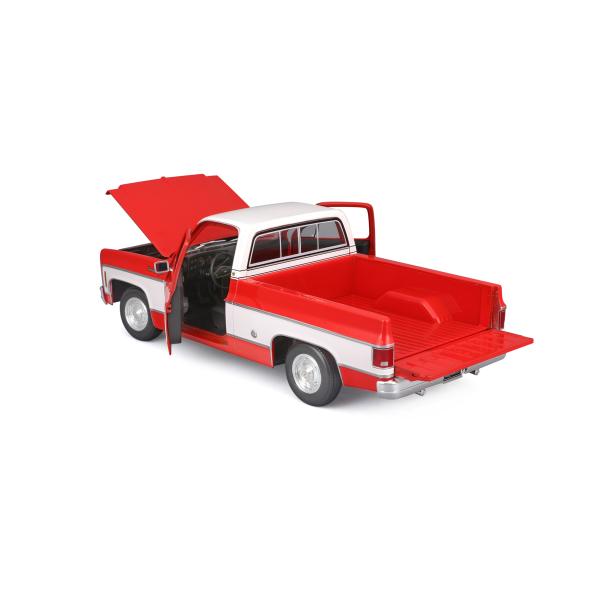 Maisto - 1974 Chevrolet C10 Cheyenne Super, červeno-bílá, 1:18 (obrázek 5)