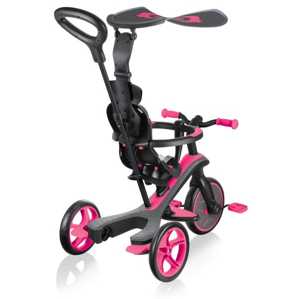 Globber Dětská Tříkolka 4v1 – Fuchsie Růžová