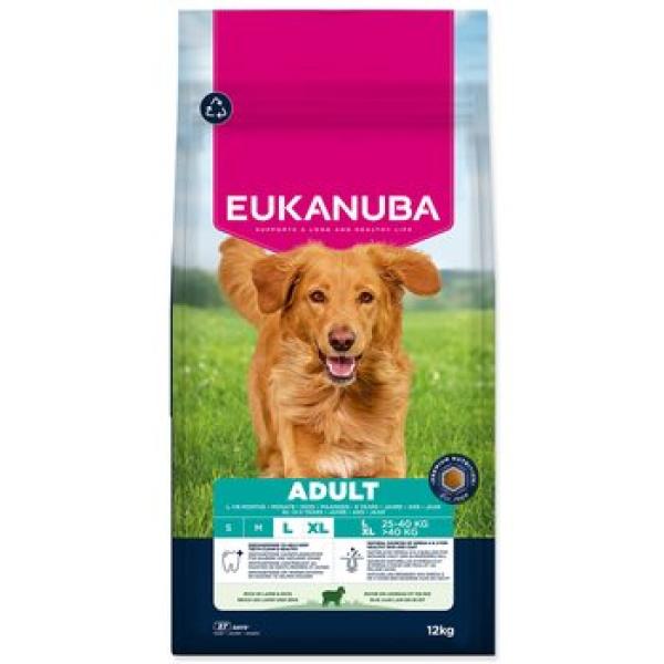 Krmivo EUKANUBA Adult Large rich in lamb and rice 12 kg